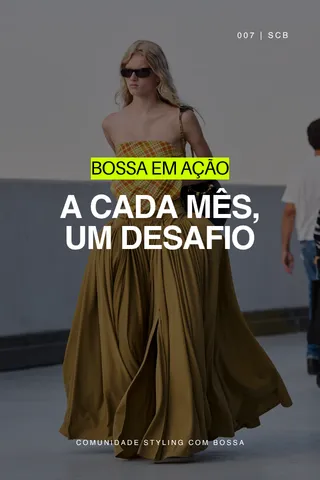 Capa Bossa em Ação · A cada mês, um desafio