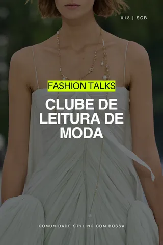 Capa Fashion Talks · Clube de leitura de moda